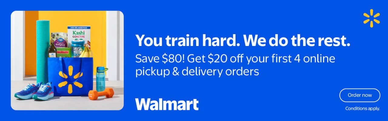 You train hard. We do the rest. GoodLife Members can Save $80! Get $20 off your first 4 online pickup and delivery orders. Conditions apply. Click to order now!